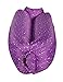 Inflatable Lounger Lazy Sofa Bed, Portable Air Beds Sleeping Sofa Couch for Outdoor Travelling, Camping, Beach (purple water droplet)