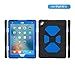 iPad Air 2 Case,iPad 6 Case, Aceguarder New Design [Kids-proof][Shockproof] [Scratch proof] [Drop Resistance] [Impact Resistant] Super Protection Cover Case iPad Air 2 (iPad 6) (2014)-Black/Blue