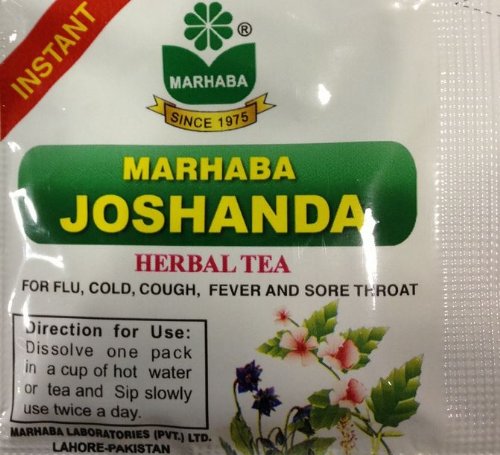 Joshanda (Herbal Tea) 5 packet x 5 grams - For Flu, Cold, Cough, Fever