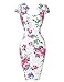 GRACE KARIN Vintage Knee-Length Bodycon Dress for Women CL7597