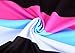 WOSAWE Women Short Sleeve Cycling Jersey ONLY, ColorShine, Size L