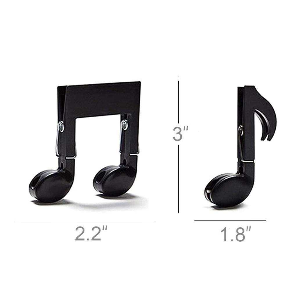 Lantusi Creative Musical Note Clip Multifunction Hang Clothes Clip Food Sealing Folder Clips