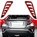 Oceson Smoked Lens LED Rear bumper Lights Safety Brake Warning Lights Driving Lights Signal Lamp For C-HR CHR 2017 2018 2019 2020