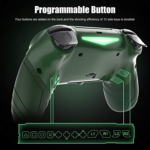 Punweos Wireless Controller For Ps4 Gamepad Joystick Remote Controller With Programmable Back Buttons Compatible With Ps4 Pro Slim Pc Mac Turbo Audio Function Interchangeable Stick Module Pricepulse Punweos Wireless Controller For Ps4 Gamepad Joystick Remote Controller With Programmable Back Buttons Compatible With Ps4 Pro Slim Pc Mac Turbo Audio Function Interchangeable Stick Module Pricepulse