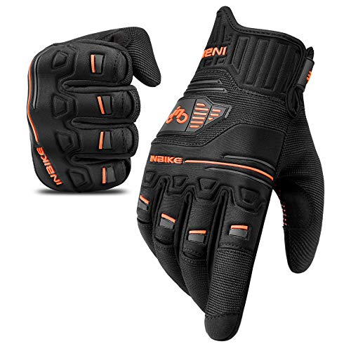 INBIKE MTB Mountain Bike Gloves 5MM Padded Dirt Bike Cycling Gloves