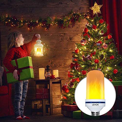 2018 LED Flame Bulb Built-in Gravity Sensor E26/6w - Lamp Flaming Bulbs - Simulate Nature Fire Flicker Flame
