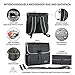 CleverPapi Mens Baby Diaper Bag w Changing Pad - Baby Messenger Diaper Bag for Cool Dads! Bookbag Diaper Bag, Shoulder, Stroller and Backpack Straps– Backpack and Cross Body Daddy Diaperbag