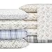 Laura Ashley Home | Flannel Collection | Premium Ultra Soft Cozy Lightweight Cotton Flannel Bedding Sheet Set, Wrinkle, Anti-Fade, Stain Resistant & Hypoallergenic, Twin, Audrey Pink (201589)