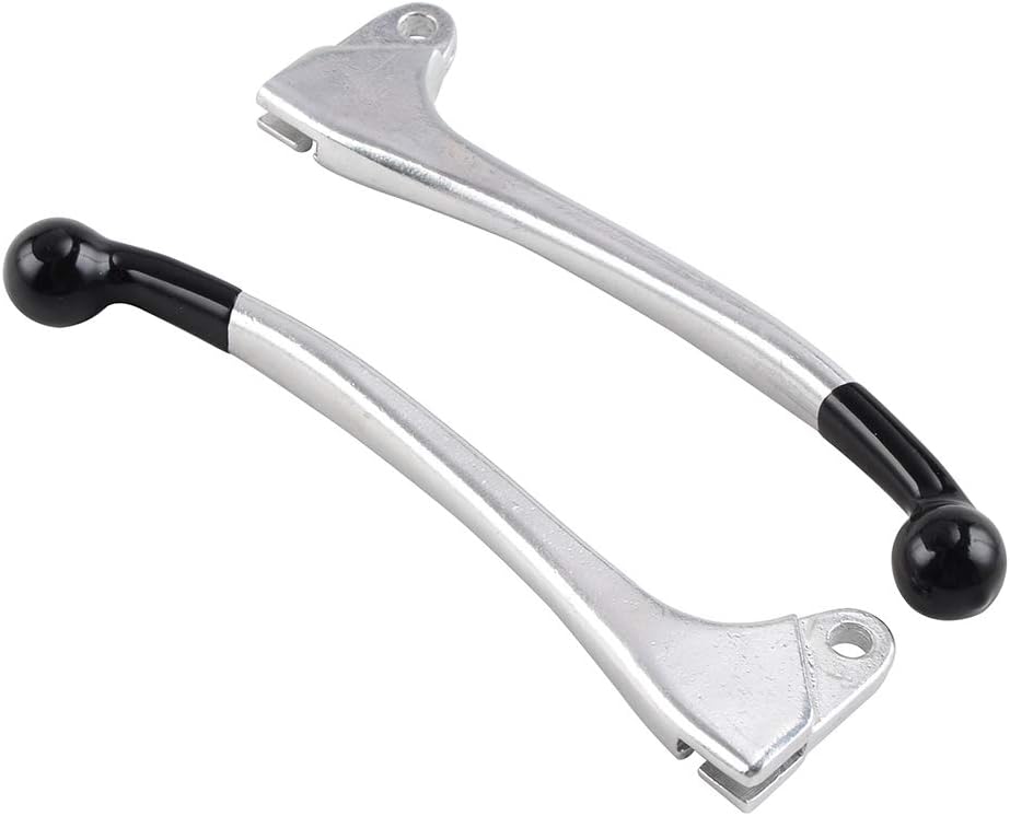 H2Racing Aluminum Brake Clutch Levers Set for CB125S 1973-1978,CB160 1965-1969,CB200 1974-1976,CB350 1968-1973,CB360 1974,CB450K 1968-1969,CR250R 1978-1980,CJ360 1976-1977