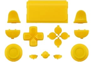 WPS Touch Pad Thumbsticks Dpad Home Full Buttons Set Replacement Parts for PS4 Playstation 4 Dualshock 4 Controller Shell (fo