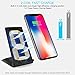 Pansonite QI Wireless Charger, Fast Wireless Charging Pad Stand for iPhone X/8/8 Plus,Nexus 4/5/6/7, Samsung S8/S8+/S7/S7 Edge/S6/S6 Edge+/Note 5 and Other Qi-Enabled Devices (Black)
