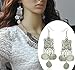SUNSCSC Silver Plated Coin Earrings Beach Bohemian Ethnic Jewelry Belly Dance Accessory Hook Earrings