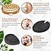 Dry Brushing Body Brush Skin Exfoliating 9Pc Spa Set with Face Brush, Exfoliator Gloves, Cellulite Massager, Lava Pumice Stone, Konjac Sponge, Headband - Get Glowing, Healthy, Revitalized Skin!