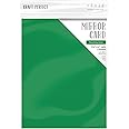 Craft Perfect Satin Mirror Cardstock 8.5"X11" 5/Pkg-Flourishing Green