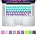 DHZ Green with Purple Gradient Keyboard Cover Silicone Skin for MacBook Pro 13