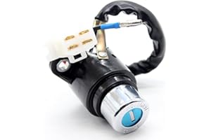 FXCNC Racing Motorcycle 5 Wire Ignition Switch Lock With Keys Compatible with VTX1300C 04-09,VTX1300R 05-09,VTX1300S 03-07,VTX1300T 08-09