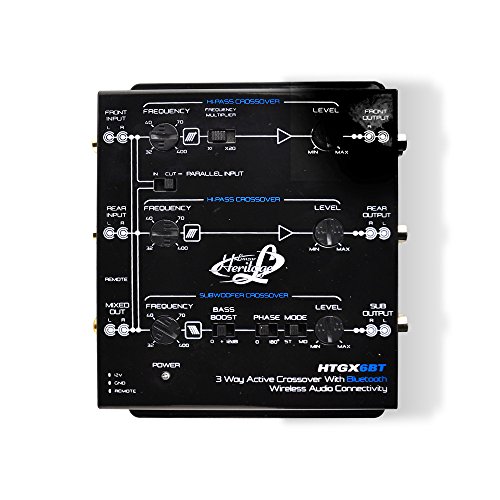 Lanzar Car Audio Crossover, 3 Way Active Crossover, Low Pass Filter