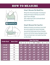 HANSCA sostén convertible sin tirantes para mujer, copa completa, sujetador con aros antideslizante, talla grande