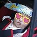 Lackingone Baby Safety Head Support Strap Band for Car Seat Sleeping Neck Relief for Baby Infant Toddler Children with Adjustable Belt Easy Installation on Most Covertible Seats Random Color