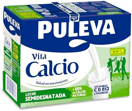 Calcio Leche Semidesnatada - Pack 6 x 1Lt