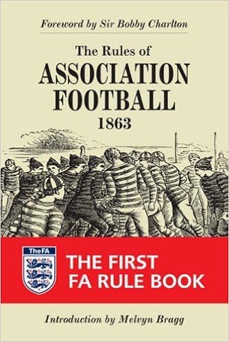 The Rules Of Association Football 1863 The First Fa Rule Book Original Rules By Melvyn Bragg 2006 06 01 Amazon De Bucher