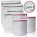Spaworks Deluxe Wash Bag System - 4 Laundry Wash Bags and 3 Bra Wash Bags - Make Life Easy