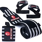 BeAktive Professional Lifting Wrist Wraps – Super Comfortable weight lifting wrist straps – Wrist Wraps Weightlifting Protection by Most Effective weightlifting wrist straps for men and women.