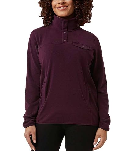 32 DEGREES Heat Womens Midweight Snap Arctic Fleece Pullover