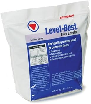 Savogran 12832 4 1 2lb Flr Leveler 4 1 2 Lb White To Off White