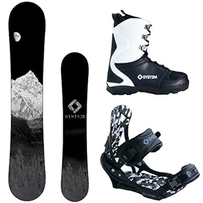 System 2019 MTN and APX Complete Men's Snowboard Package