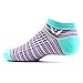 Swiftwick - Aspire Zero, No Show Socks for Running, Stripe Mint Pink, Medium