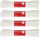 Mantello Hard Bristle Pipe Cleaners, 4 Bundles, 176 Count