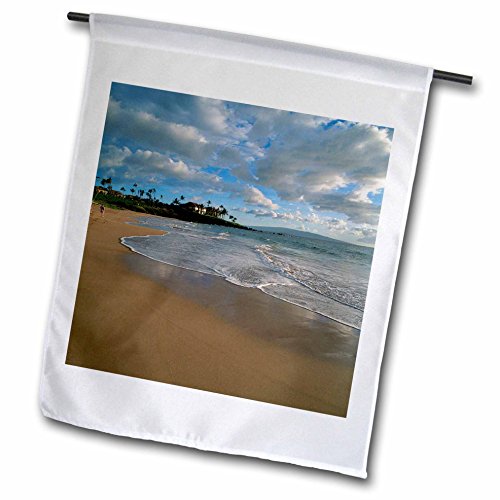3dRose fl_89666_1 Wailea Maui Hawaii US US12 Dpb0987 Douglas Peebles Garden Fla…