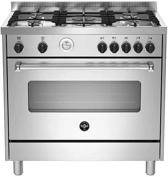 Bertazzoni La Germania Americana AMN965EXT cucina Piano cottura Acciaio  inossidabile Gas A Cucine a libera installazione Grandi elettrodomestici  berjaya.edu.my