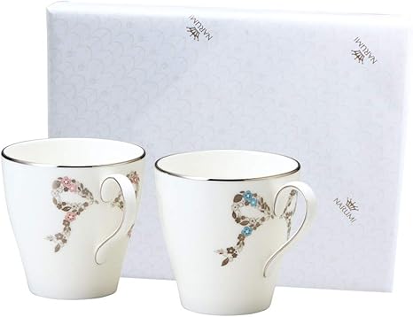 Amazon Narumiオリジナル包装済 Narumi ナルミ ペア マグカップ フェリシータ 240cc 2個セット アソート paz ティーポット オンライン通販