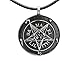 exoticdream Black Inverted Pentagram Samael Lilith Baphomet Satanic Sabbatic Goat Lucifer Wiccan Pewter Pendant + 18