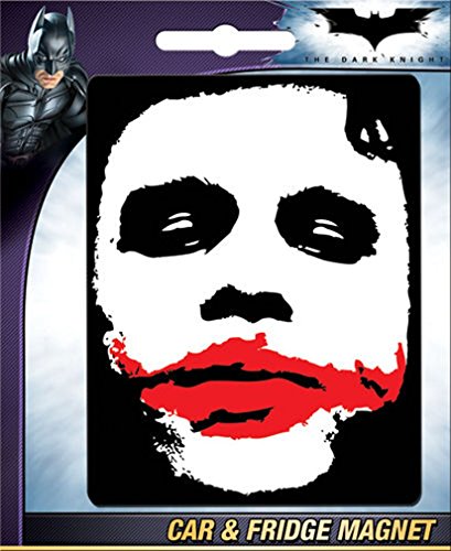 Ata-Boy DC Comics Die-Cut Heath Ledger Joker Magnet for Cars, Refrigerators and Lockers