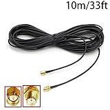StyleZ WiFi Antenna Extension Cable SMA Male to SMA Female RF Connector Adapter RG174 (10M)