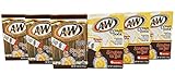 A&W Root Beer + A&W Cream Soda Drink Mix Singles to Go! Variety Pack Bundle - 3 Boxes w/6 pouches each of Each Flavor!