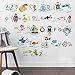 Kids Room Decor Pirate Alphabet Wall Decals for Kids Baby Room Removable Peel and Stick Educational Letters for Bedrooms Nursery Decor Art Decal