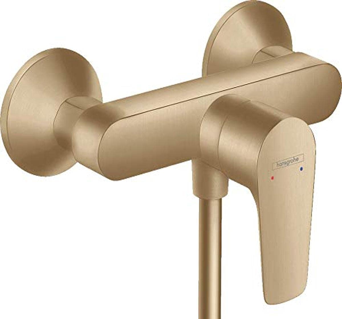 hansgrohe Talis E Shower Mixer for 1 Function Surface-Mounted Brushed Bronze
