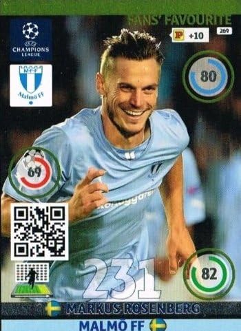 Champions League Adrenalyn XL 2014/2015 Markus Rosenberg 14/15 Fans Favourite