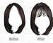 HAIQUAN Natural Real Human Hair Flat Bangs/Fringe Hand Tied Bangs Fashion Clip-in Hair Extension 3Colors