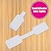 500 Pieces Blank Jewelry Price Tags Stickers Jewelry Price Label Self Adhesive Short Dumbbell Rectangle Shape Jewelry Price Identification Label for Necklace Earring Bracelet Jewelry Price Identify