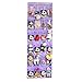Uphome Clear Over The Door Shoe Organizer/Storage Rack - Space-Saving Hanging PEVA 24-Pocket Organizer Bag with Free Hooks,Purple
