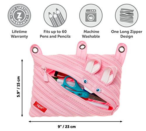 Zipit Animals 3 Ring Pouch - Bunny - Thumbnail 3