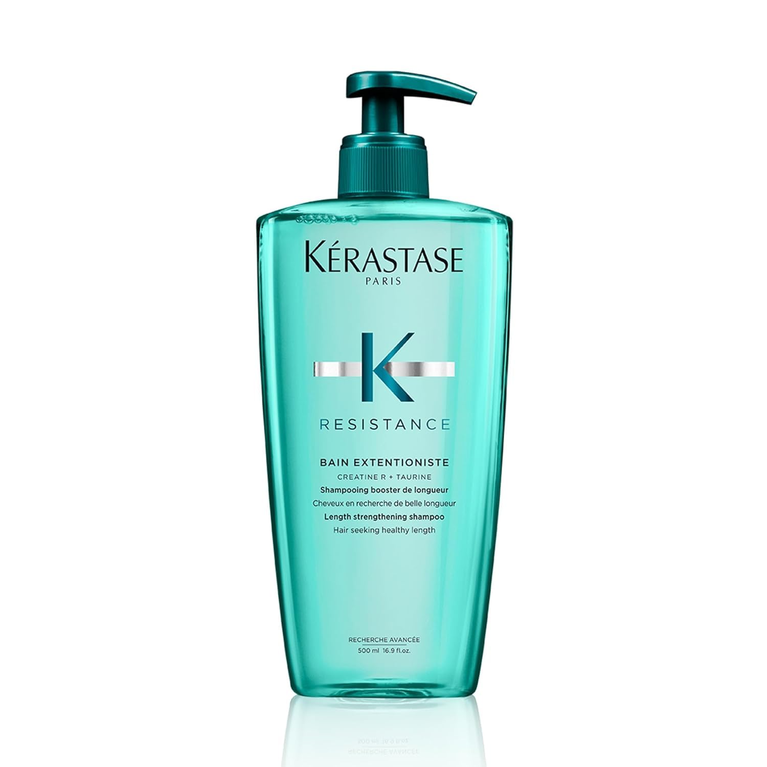 Kérastase Résistance Extentionist Shampoo Booster for Lengths, For Long Damaged Hair, Bain, 500 ml