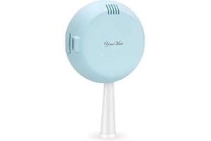 YourMate UVC Toothbrush Sanitizer Toothbrush Covers Rechargeable Travel Toothbrush Sterilizer Case with Magnetic Holder for Houshold and Traveling Blue