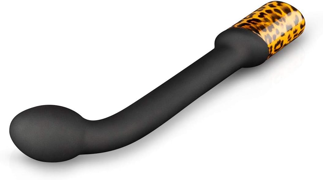 Panthra G-Spot Vibrator Nila - G-Spot Stimulator for Woman - Curved Design and Flexible Material - G- Spot Massager incl. Matching Fanny Pack - Leopard Print Vibrator - Image 4