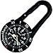 Clip-On Hiker Watch - Black with Black Dial